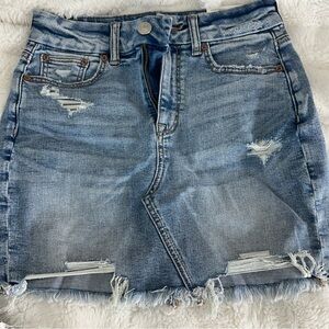 American eagle denim skirt
